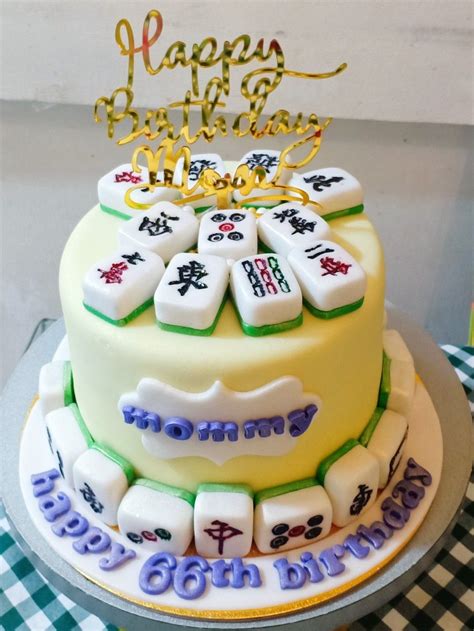 Mahjong Cake Topper Printable